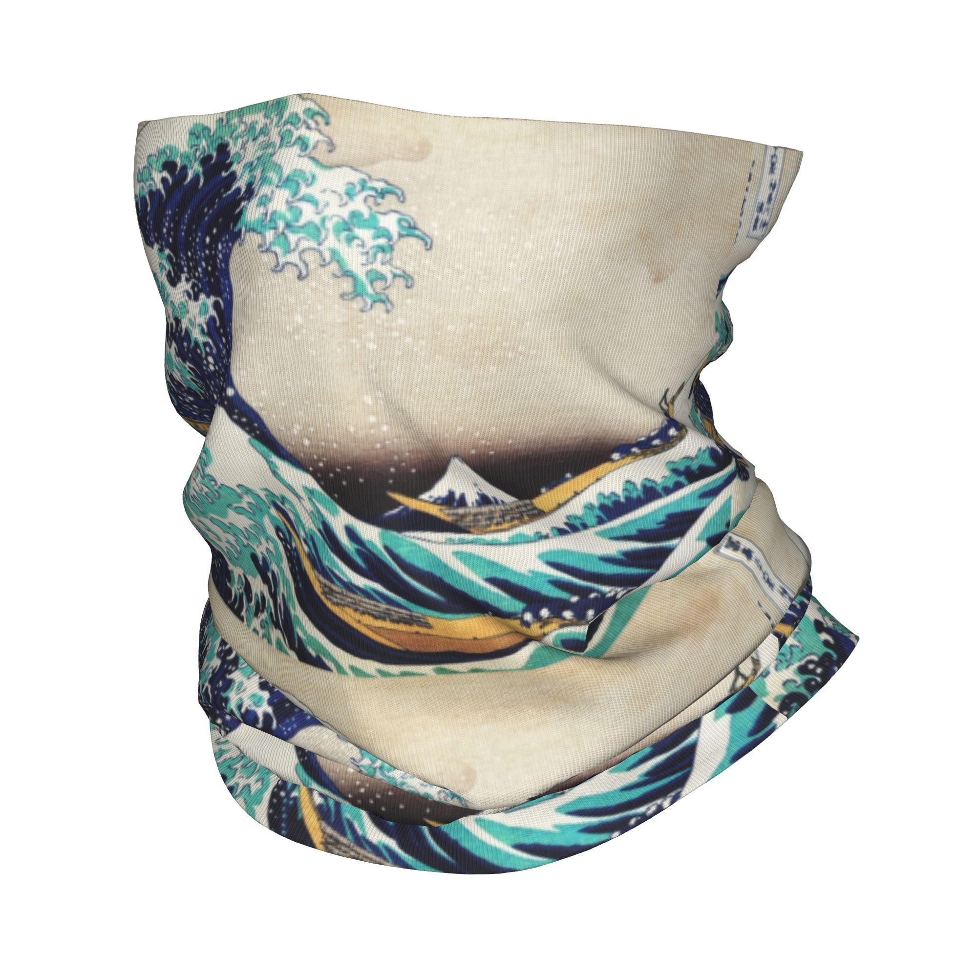 Neck Gaiter Fleece - De Grote Golf van Kanagawa Winter