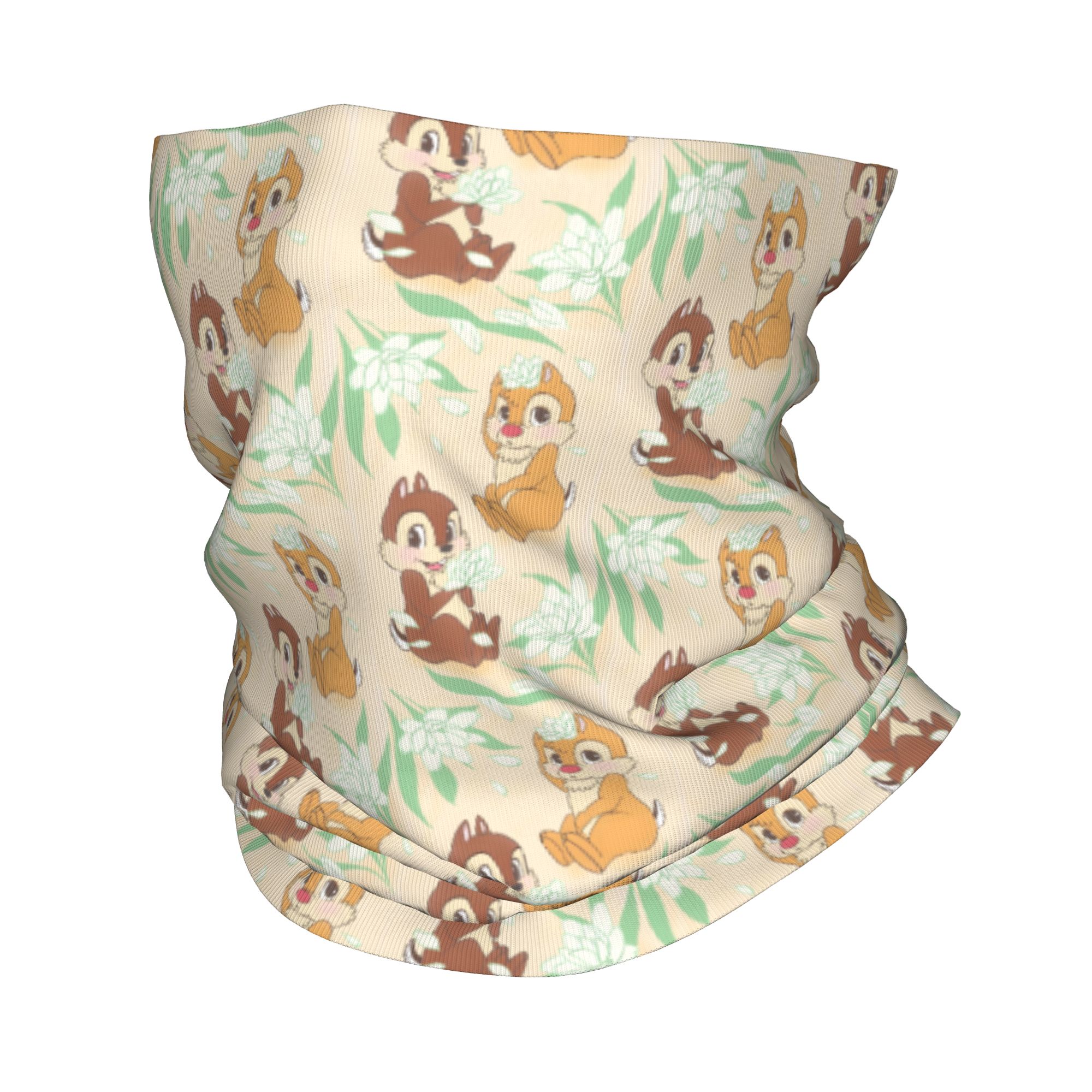 Neck Gaiter Fleece - Aangepaste schattige C-Chip en D-Dale bandana