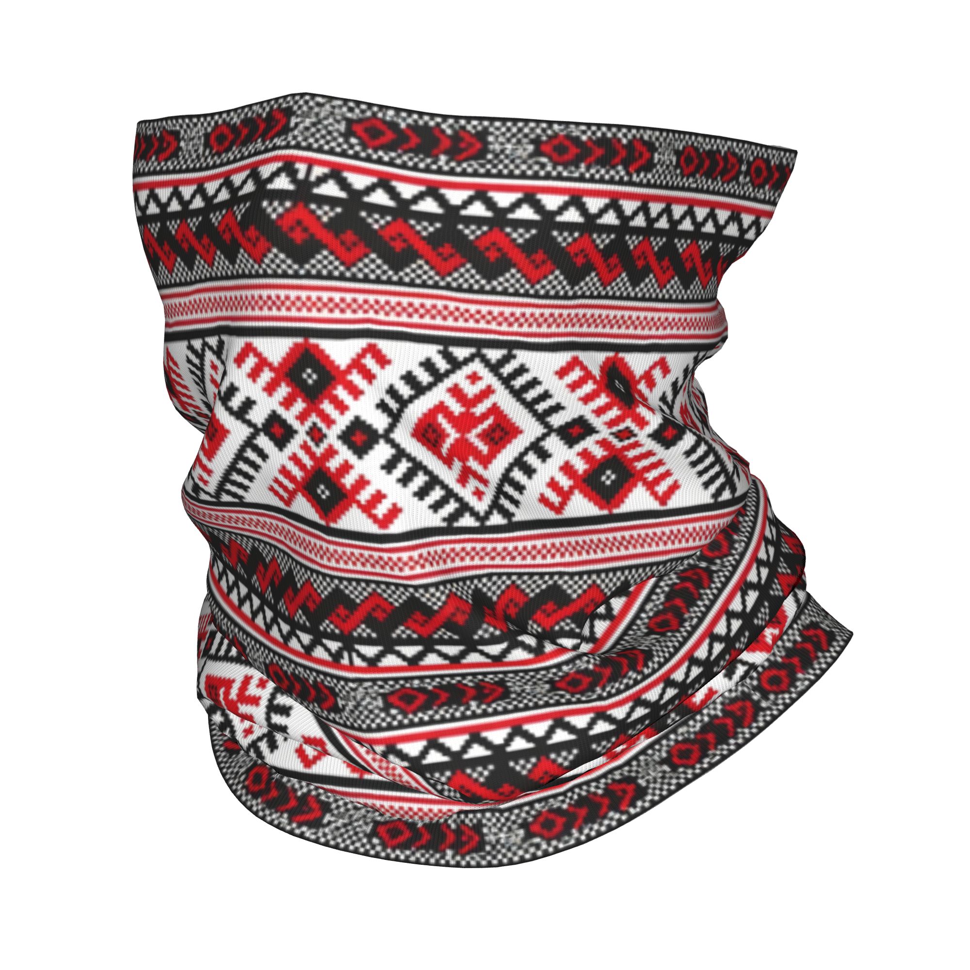 Neck Gaiter Fleece - Aangepaste Oekraïense Vyshyvanka borduurwerk nekbeenkap heren