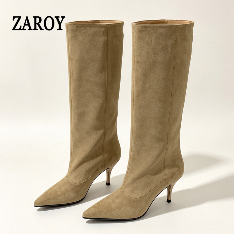 ZAROY Kniehoge Dameslaarzen Wi - Waterproof Winter Boot recensie en prijs