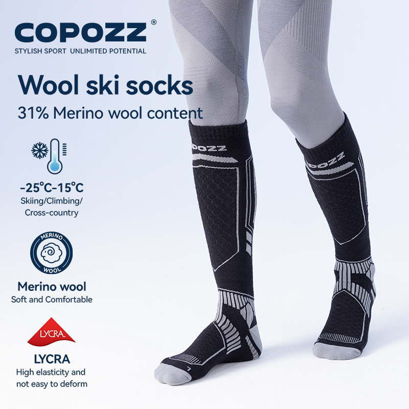 COPOZZ Nieuwe Winter Skisokken - Thermal Sock Wool recensie en prijs