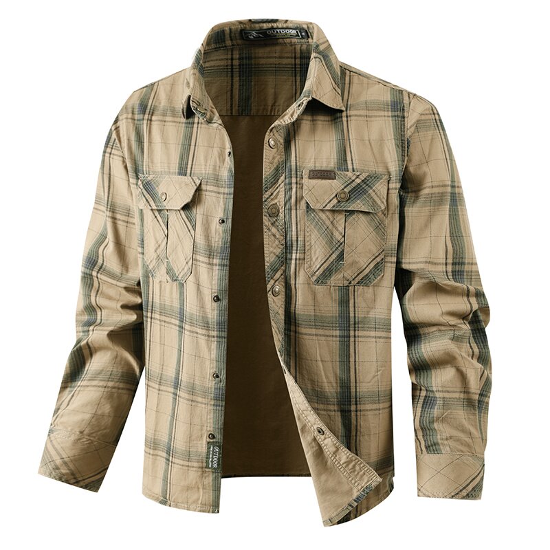 Herfst- en lentemodetrend Puur - Flannel Shirt Lined recensie en prijs