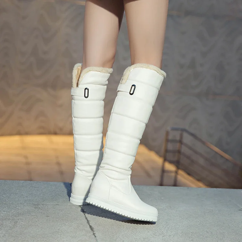 Winterse bontkniehoge platform - Waterproof Winter Boot recensie en prijs