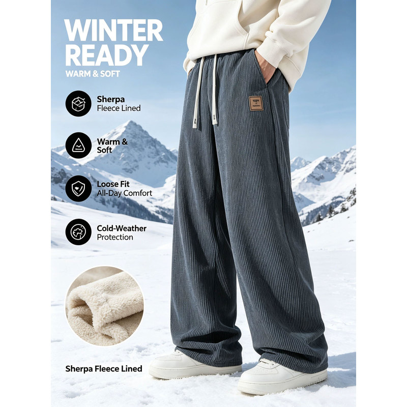 Winter sportbroeken voor heren - Corduroy Pant Warm recensie en prijs