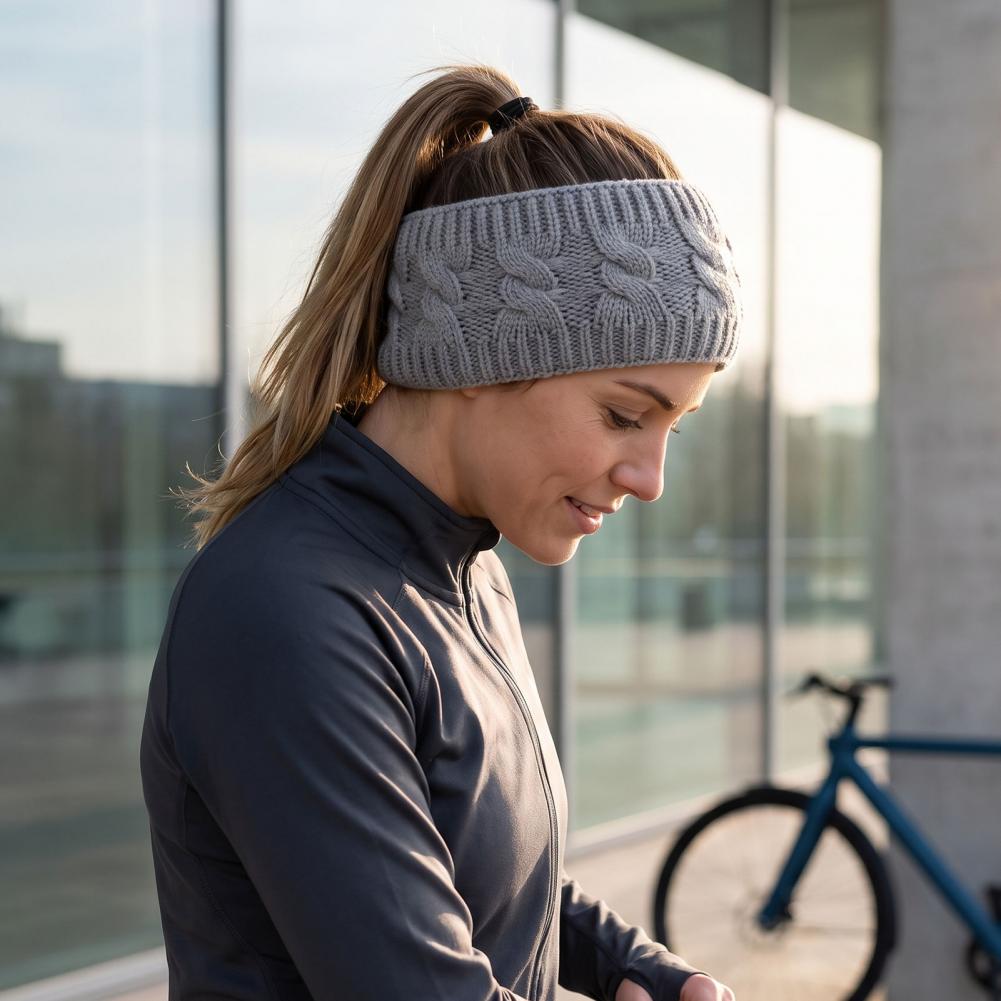 Kunstbont hoofdband voor de wi - Fleece Ear Warmer Band recensie en prijs